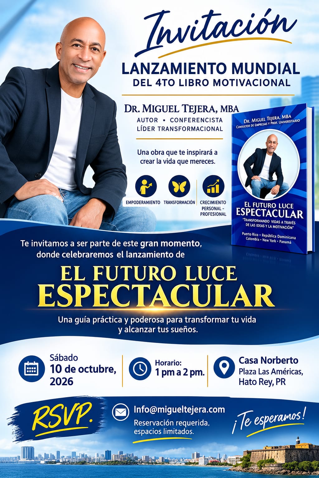 Dr. Miguel Tejera escribiendo